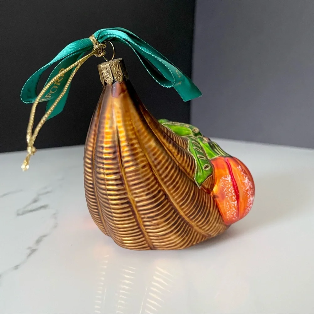 Holiday Cornucopia Heirloom Ornament by Waterford